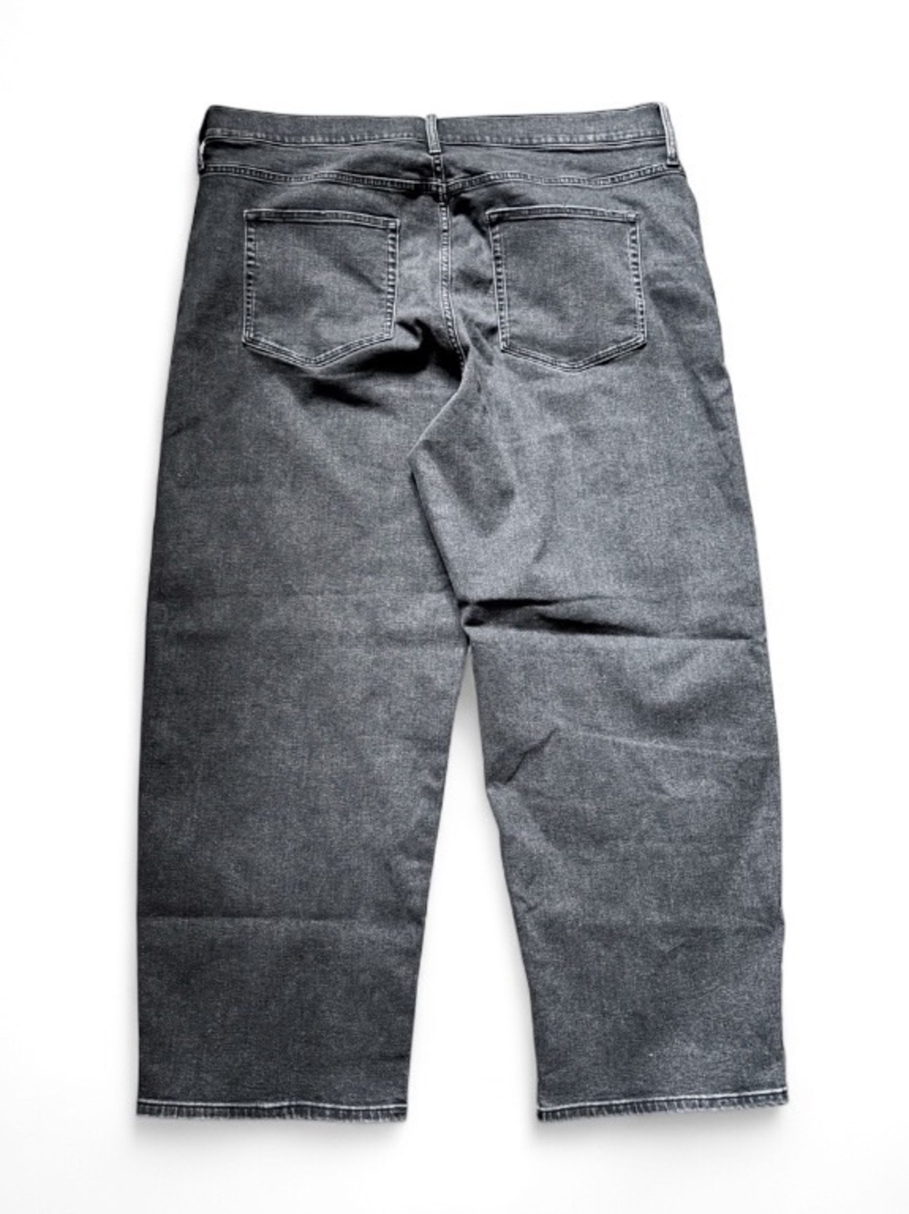 J Crew Women’s Slim Barrel Leg Jeans Plus Size 35Tall Stretch Denim Washed Black - Picture 4 of 5